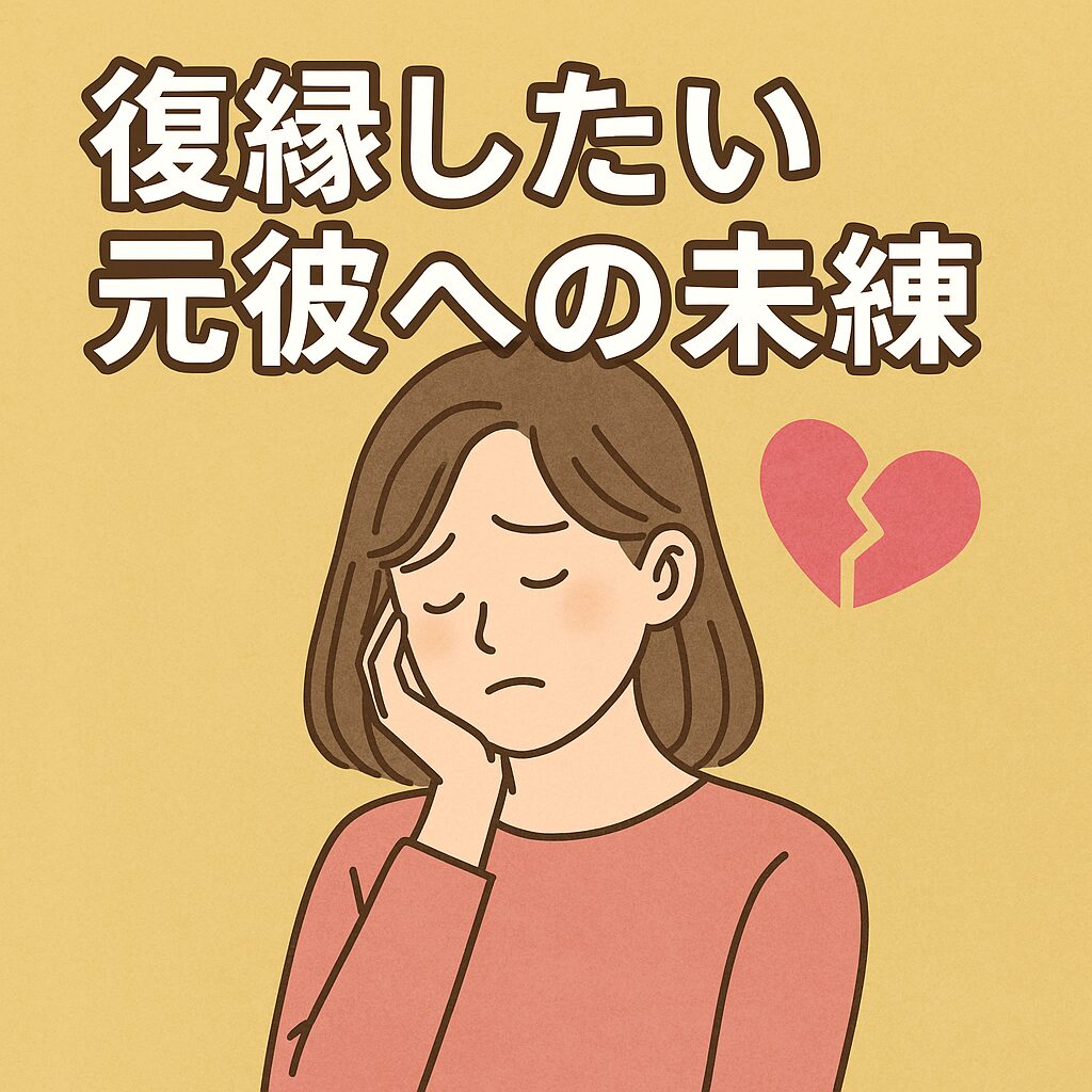 復縁したいけど元彼への未練が断ち切れない！効果的な方法と成功への5つのステップ