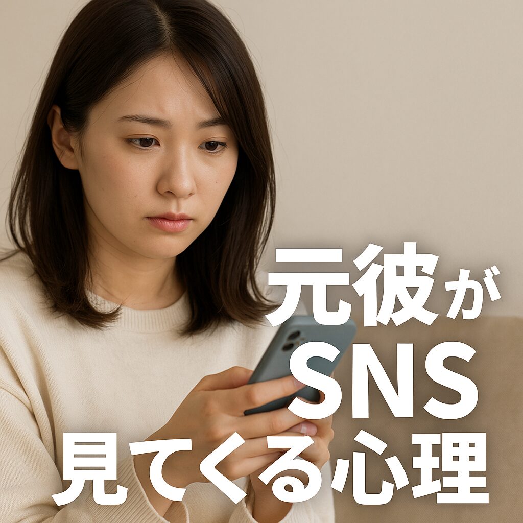元彼がSNSを見てくる心理とは？未練や復縁のサインを見逃さない方法を解説！