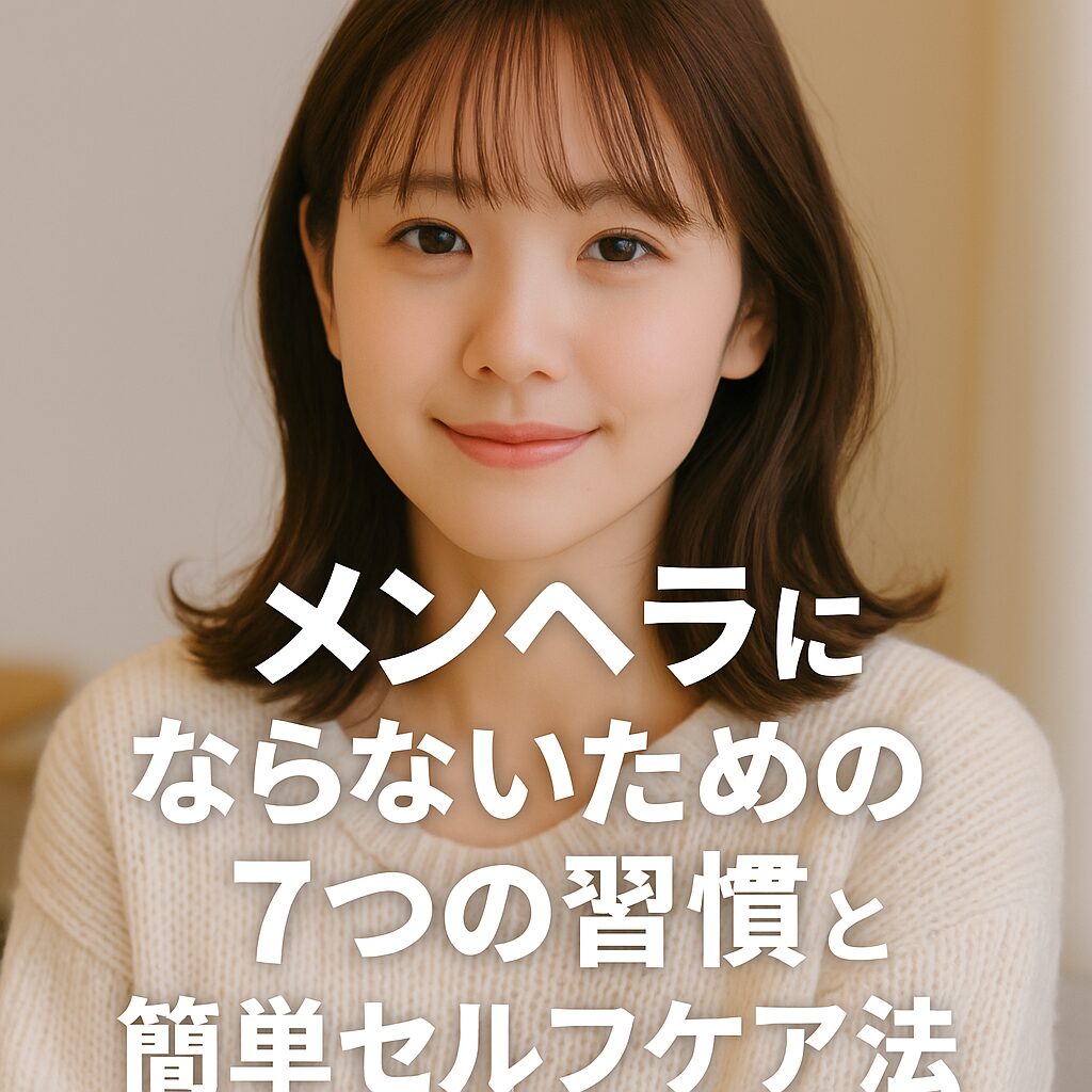 メンヘラにならないための7つの習慣と簡単セルフケア法