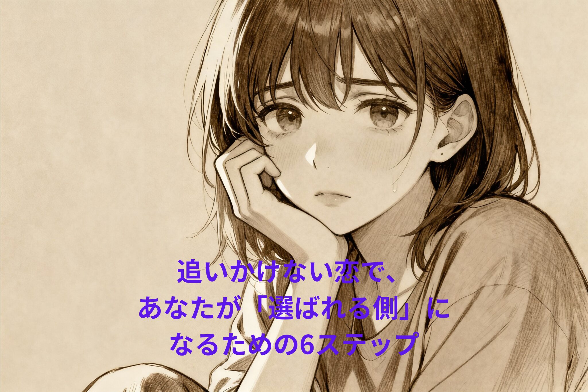 追いかけない恋で、あなたが「選ばれる側」になるための6ステップ