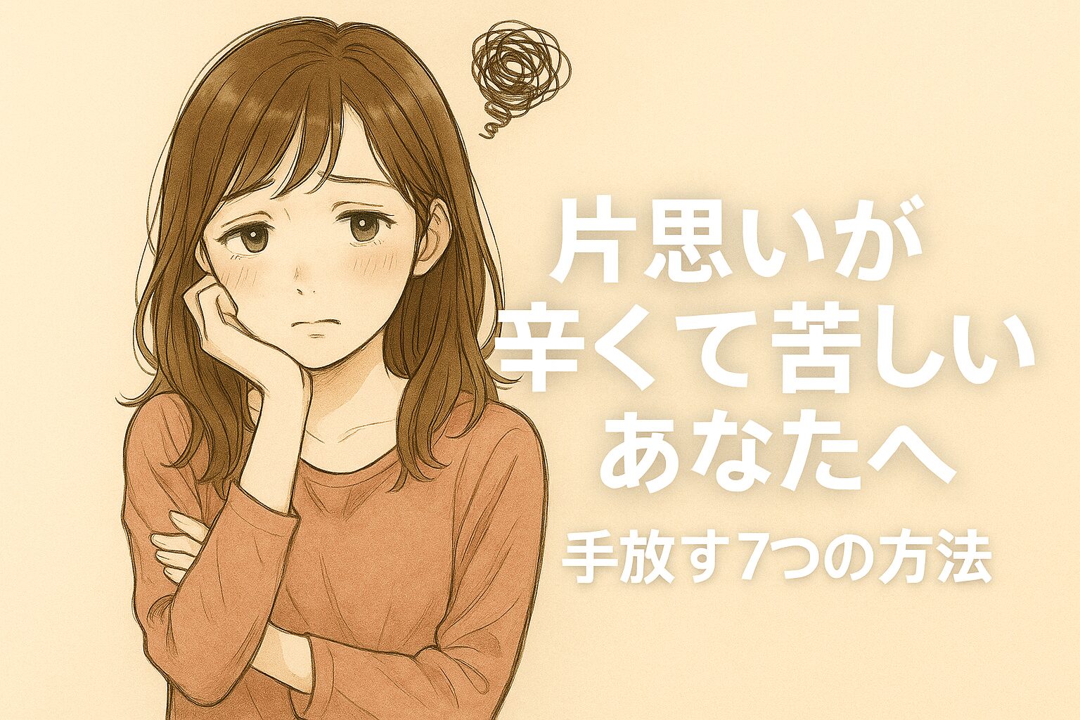 片思いが辛くて苦しいあなたへ──手放すことで心が自由になる7つのステップ