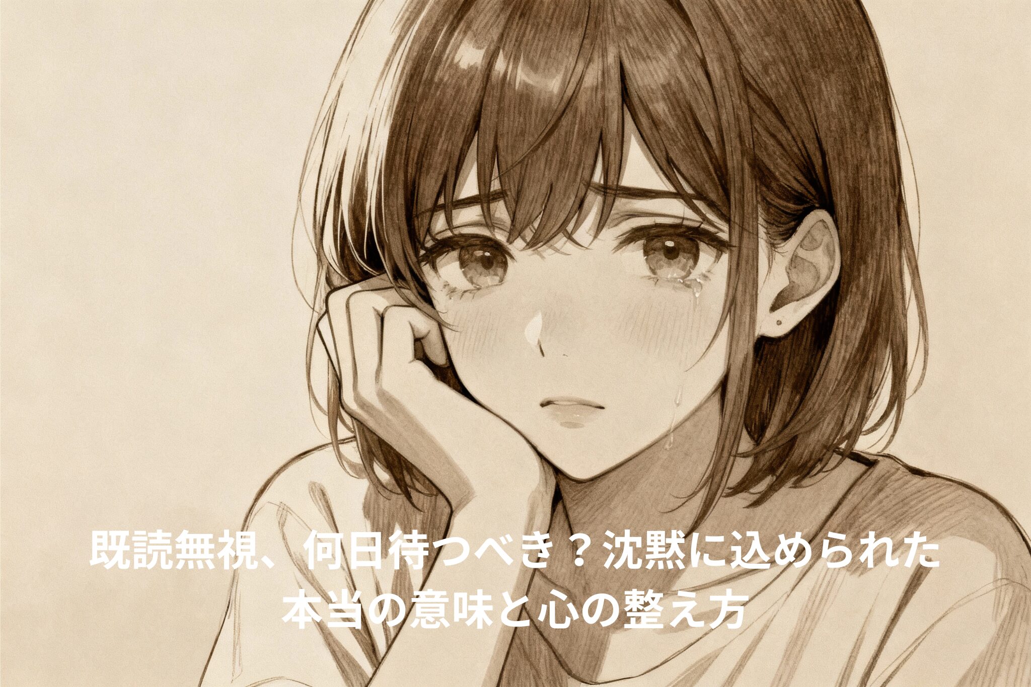 既読無視、何日待つべき？沈黙に込められた本当の意味と心の整え方